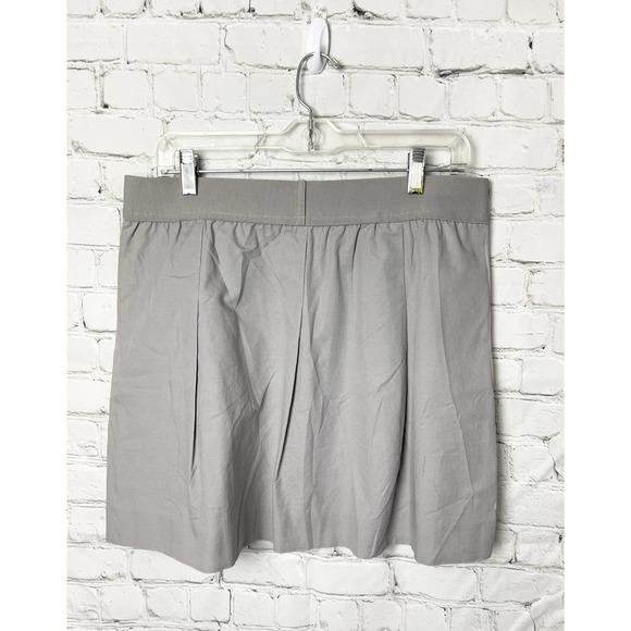 J.Crew  Elastic Waist Gray Skirt Womens Size L - Picture 1 of 4